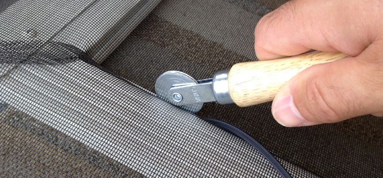 metal screen door repair in Cloverdale